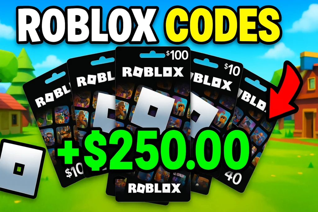 🔥 Roblox Gift Card Giveaway 2025 – Legit Ways to Claim Your Code